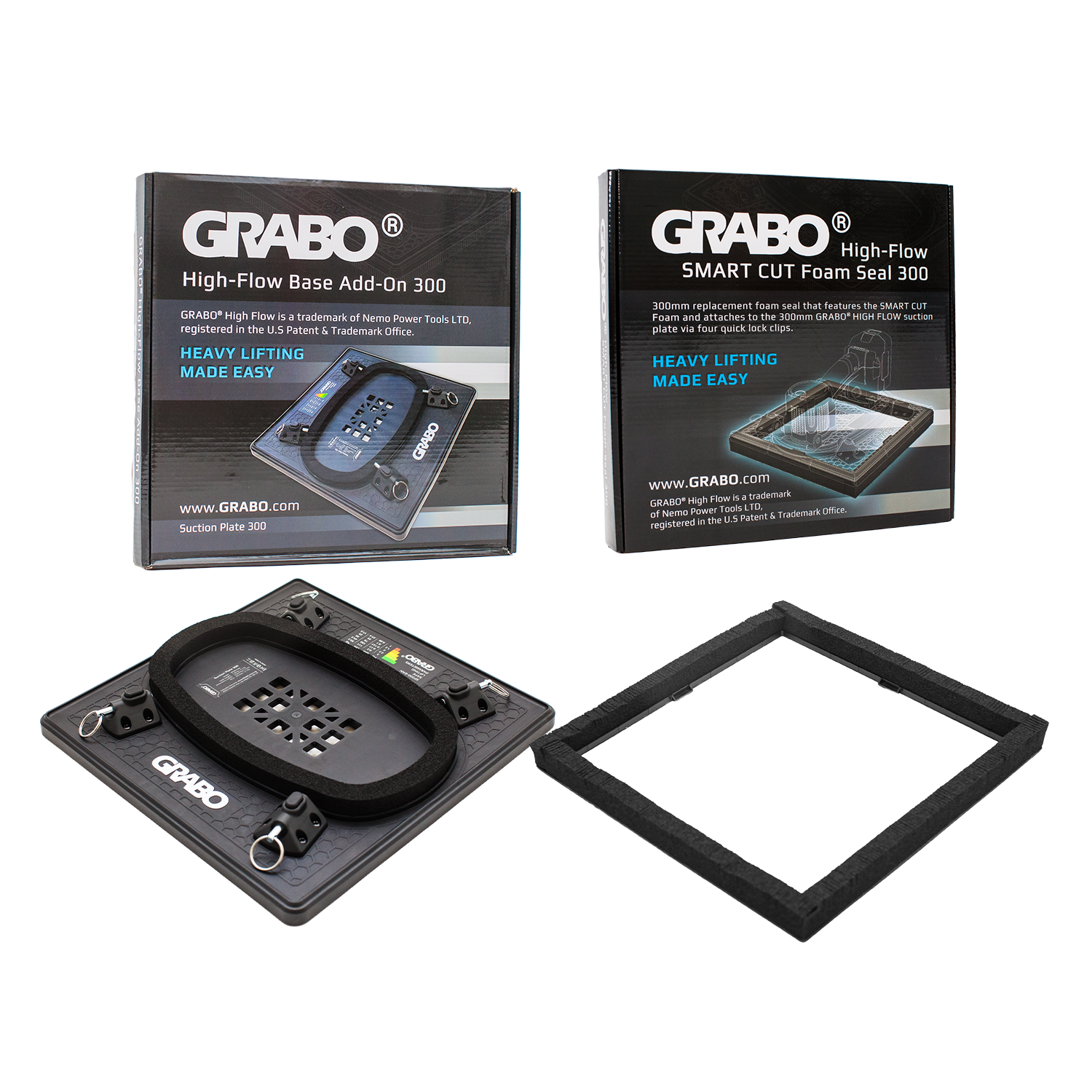 SUCTION PLATE 300 + SMART CUT FOAM SEAL 300 FOR GRABO HIGHFLOW - Imagen 2