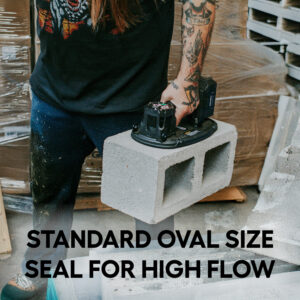 GRABO HIGH FLOW STANDARD OVAL OPEN CELL FOAM SEAL